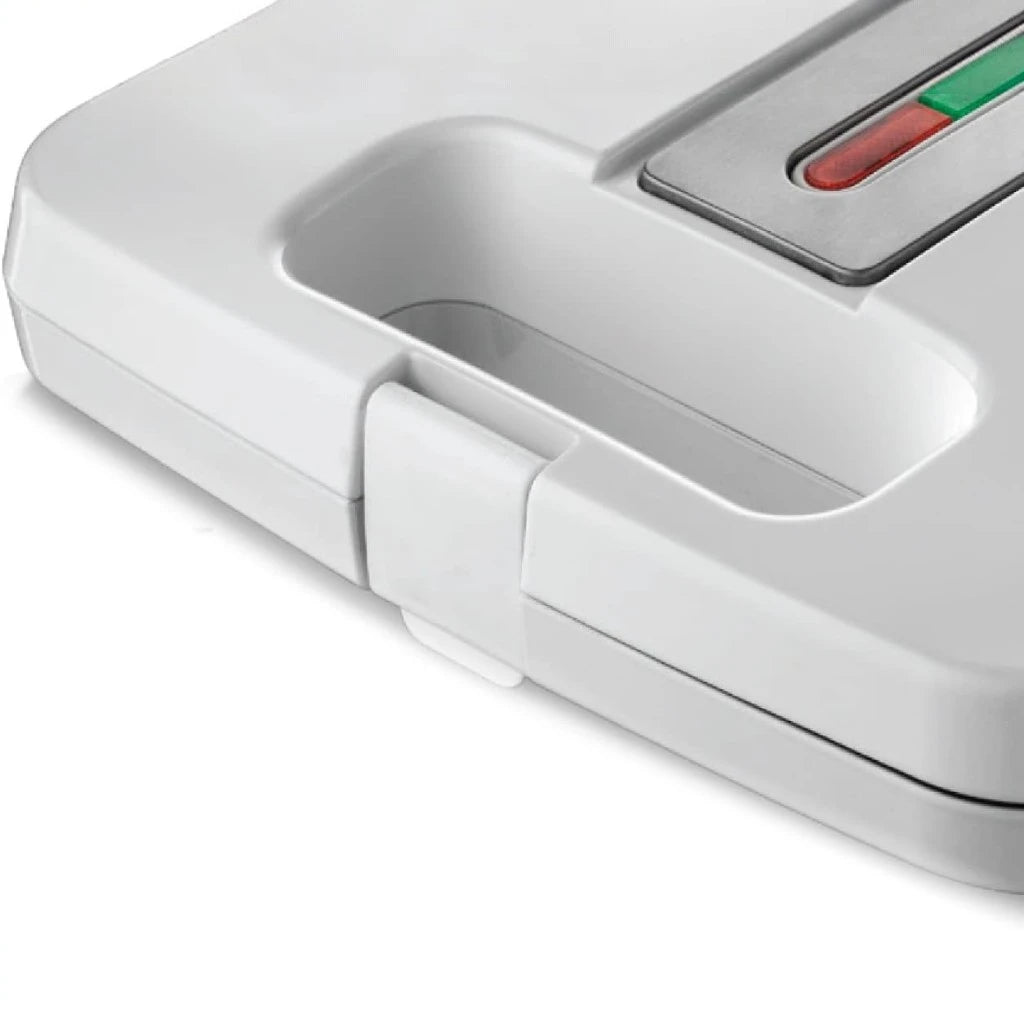 Impex 4-Slice Sandwich Maker – 1400W, Cool-Touch Housing, Non-Stick Plates, Power & Ready Lights, Upright Storage, Skid-Resistant Feet – White -  SW 3603 - Damoo