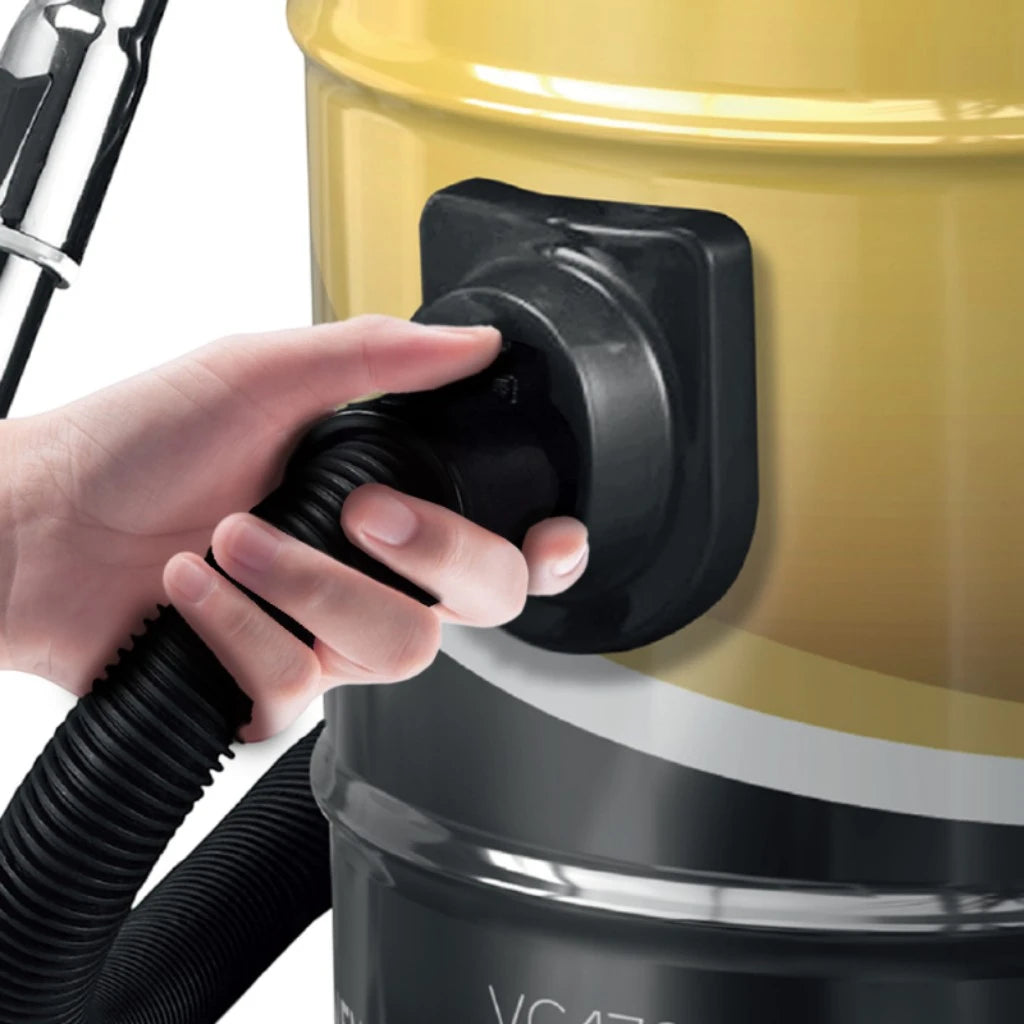 Impex Drum Vacuum Cleaner 21L – 2200W Powerful Suction | Low Noise, Dust Indicator & 5m Cord | Ideal for Home, Office & Mosque Cleaning - Damoo