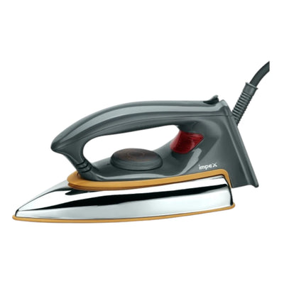 impex Showy 1200W Lightweight Electric Iron Box with Non-Stick Ceramic Soleplate, 5 Temperature Settings, Auto-Thermostat, Overheat Protection, 180° Swivel Cord & Cool Grip Handle - Damoo
