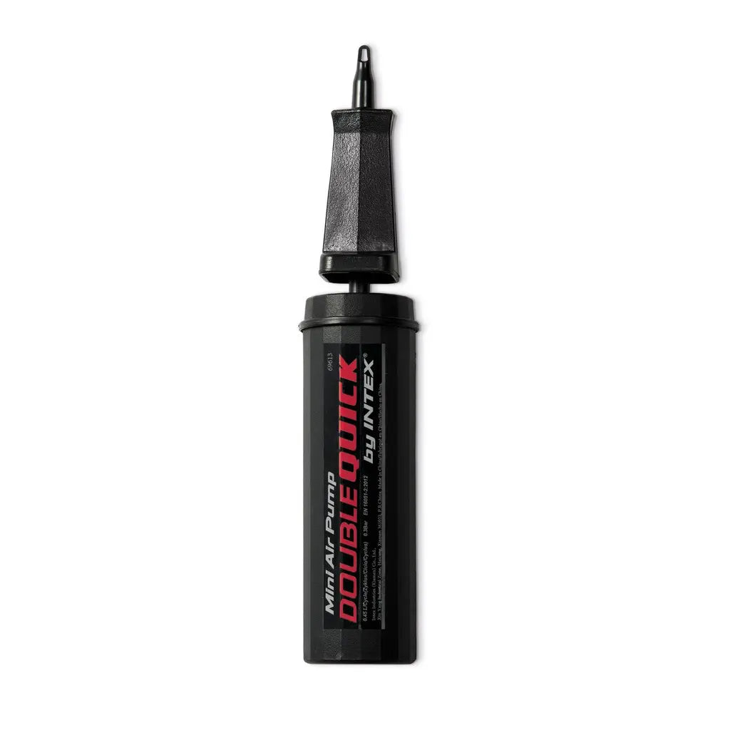 Intex Double Quick Mini Hand Air Pump – Compact Manual Inflator with Dual-Action Pumping & Hose, 29 cm, Lightweight & Portable for Small Floats, Balls & Inflatables - Damoo