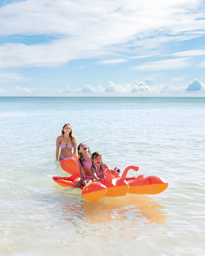 Intex Giant Lobster Ride-On Inflatable Pool Float for Kids – Extra Wide 213 x 137 cm Float with Grab Handles – Fun Water Toy for Ages 3+ - Damoo