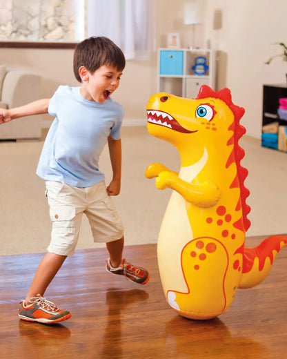 INTEX Inflatable 3D Bop Bag for Kids – Punching Toy with Weighted Base Assorted Styles (3+ Years , Indoor & Outdoor Use) - Damoo