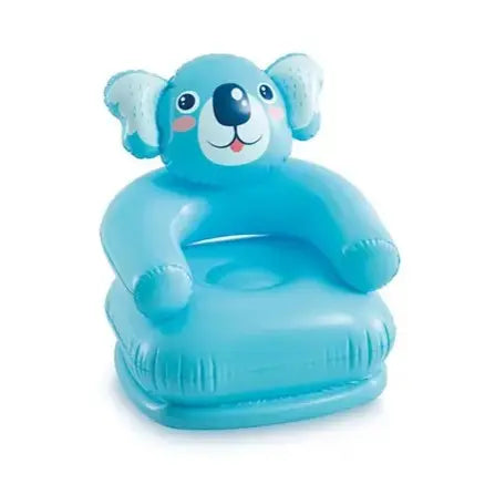 INTEX Inflatable Happy Animal Chair – Bear Design Sofa for Kids (66x64x71cm) - Damoo