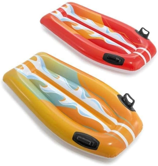 Intex Joy Rider Inflatable Pool Surfboards – Colorful Wave Riders with Dual Grab Handles for Kids - Damoo