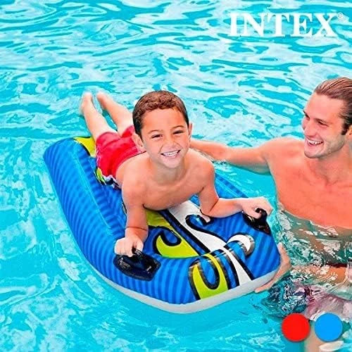 Intex Joy Rider Inflatable Pool Surfboards – Colorful Wave Riders with Dual Grab Handles for Kids - Damoo