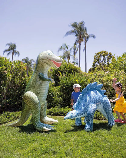 Intex Jurassic Dino Pals Inflatable Toys – T-Rex & Stegosaurus Room Décor & Play Figures – 1.14m x 74cm x 1.50m Inflated – Fun for Kids Ages 3+ - Damoo