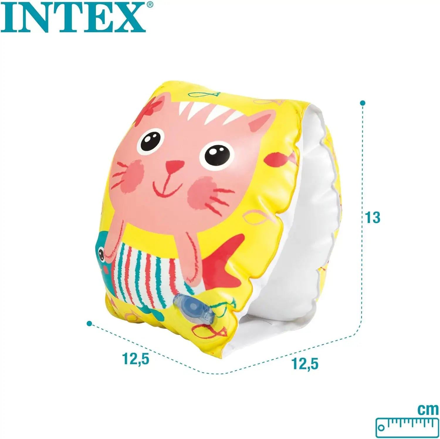 INTEX Kids Arm Bands – Inflatable Swim Floaties for Kids Ages 3–5 (Dual Air Chambers, Compact & Safe) - Damoo