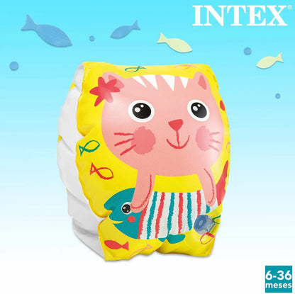 INTEX Kids Arm Bands – Inflatable Swim Floaties for Kids Ages 3–5 (Dual Air Chambers, Compact & Safe) - Damoo
