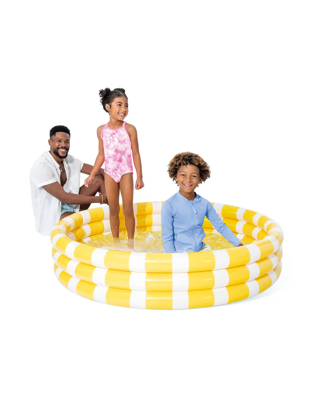 Intex Lemon Kiddie Pool – 147cm x 33cm Inflatable Backyard Pool with 330L Capacity, Ages 2+ - Damoo
