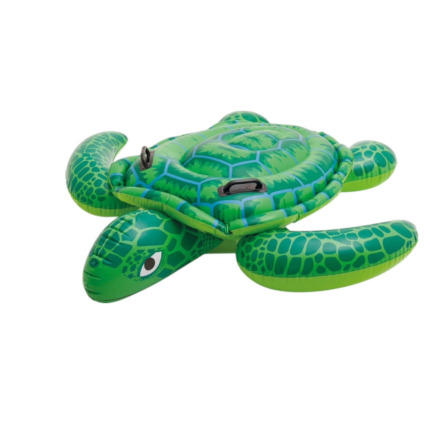 Intex Lil' Sea Turtle Ride-On Inflatable Pool Float – Kids Pool Toy with Grab Handles & Repair Patch – 59" x 50", Ages 3+ - Damoo