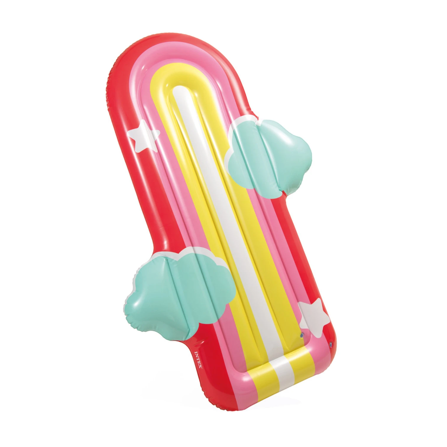 Intex Rainbow Cloud Inflatable Pool Float – Dreamy Cloud Lounge with Dual Air Chambers & Repair Patch – Colorful Floatie for Pool, Lake & Beach Fun - Damoo