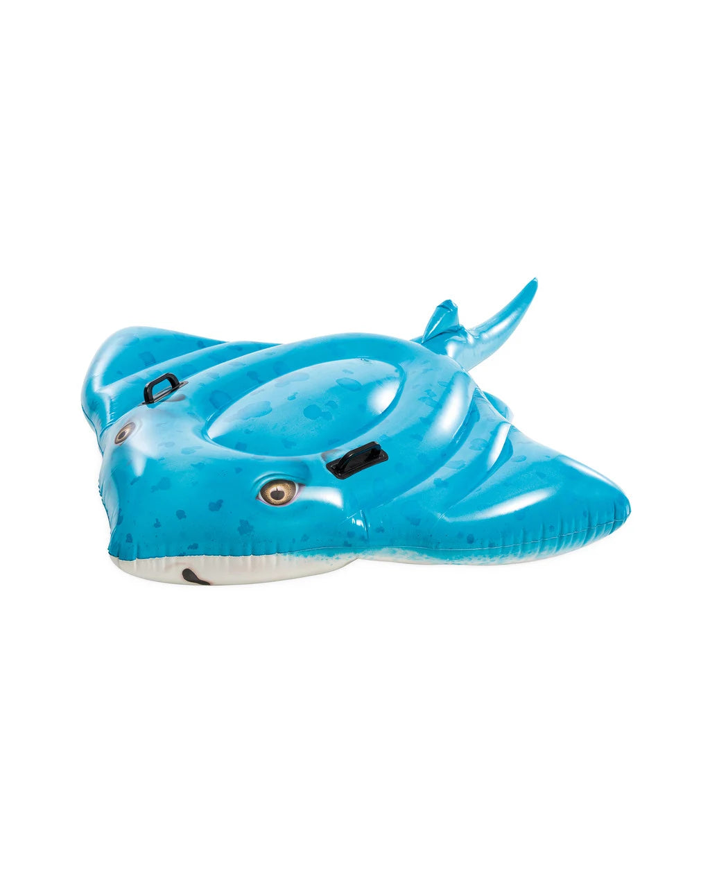 Intex Stingray Ride-On Inflatable Pool Float for Kids – Majestic Sea Animal Design with Safety Handles & Repair Patch – Approx. 150 x 117 cm, Ages 3+ - Damoo