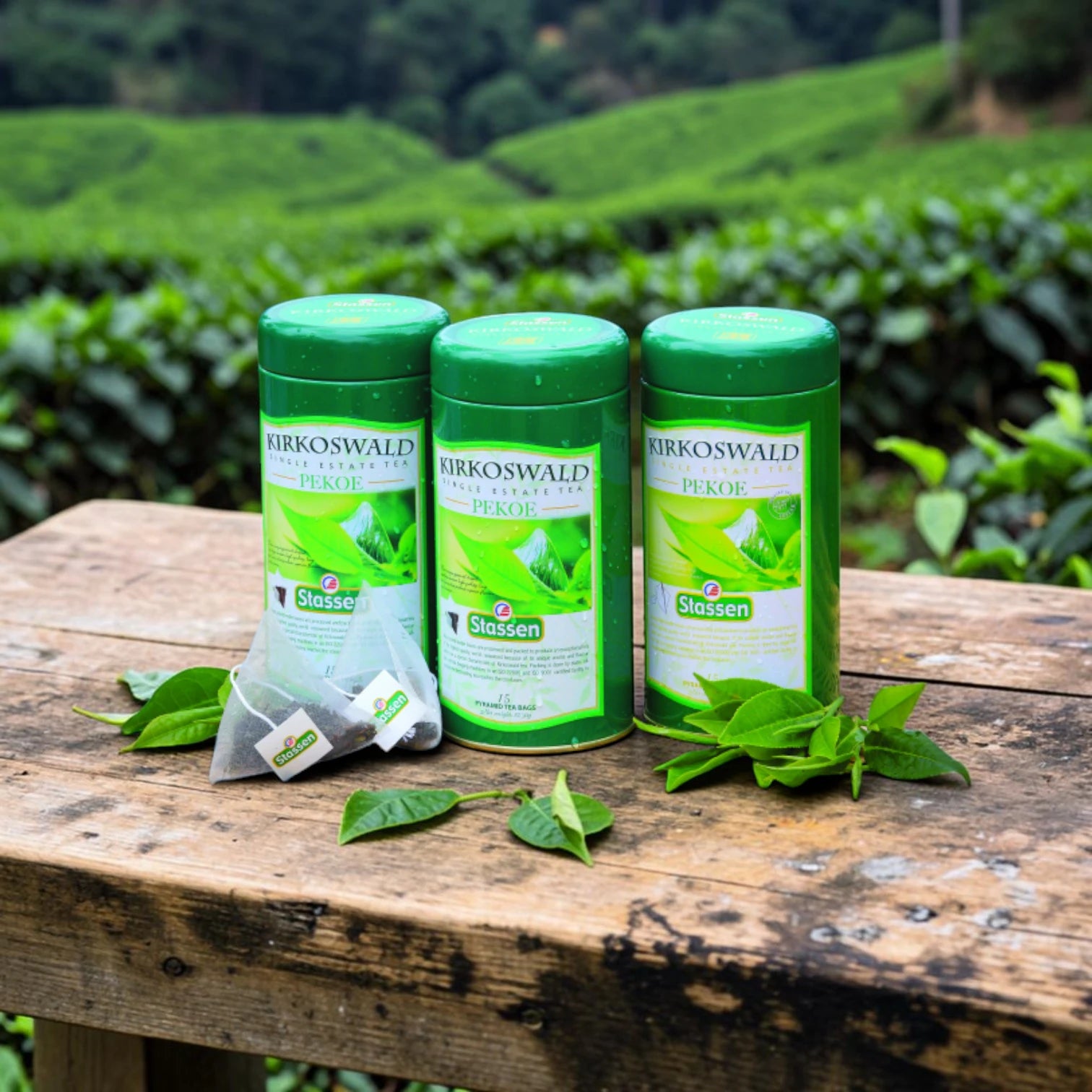 Stassen Kirkoswald Pekoe Tea 15 Pyramid Tea Bags, Premium Single Estate Tea with Rich Aroma - Damoo