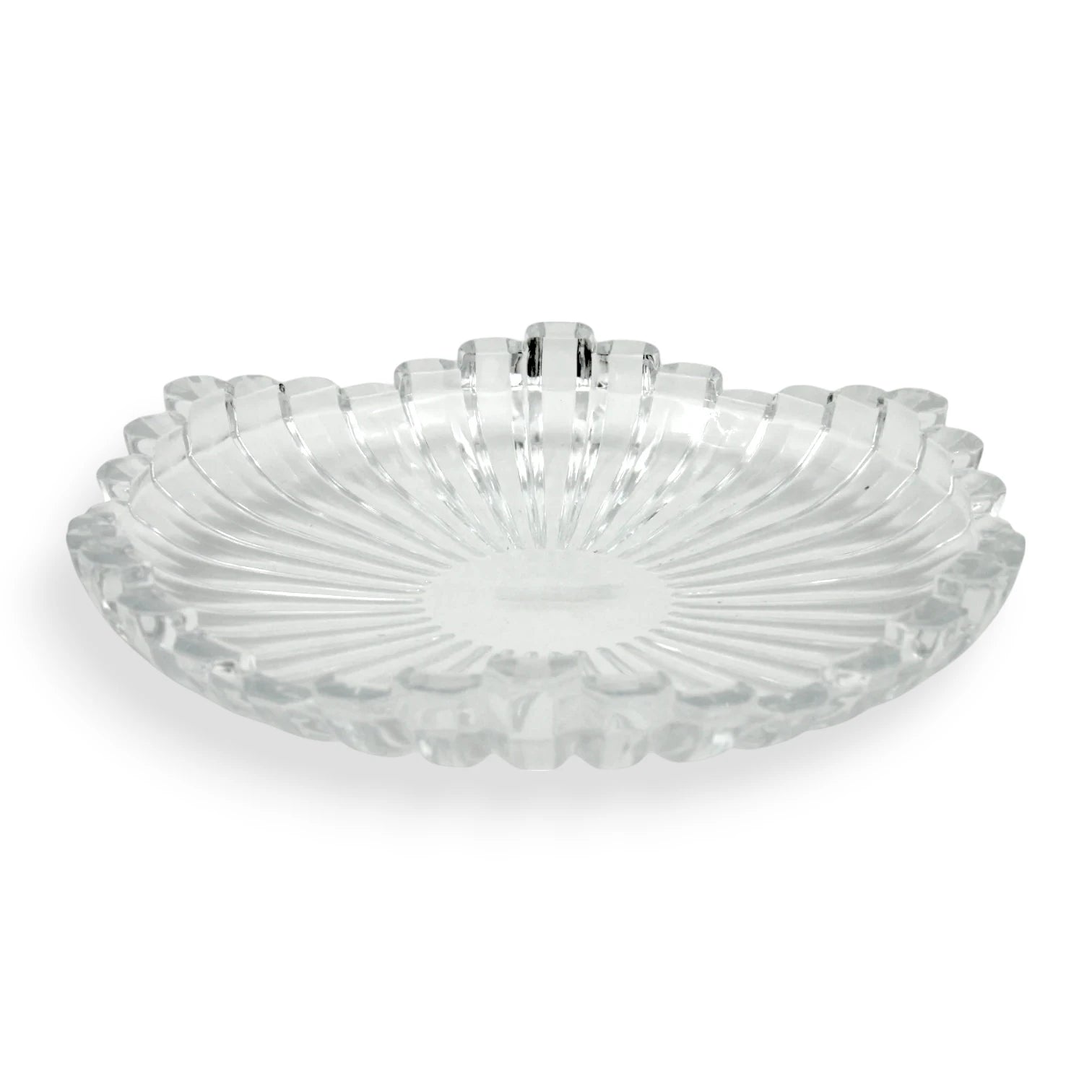 Isfahan 881 Berlin Tempered Glass Plate, 1 Piece - Elegant, Durable & Minimalist Glassware for Everyday Dining & Special Occasions - Damoo
