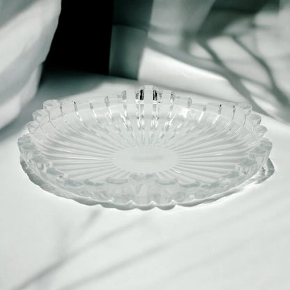 Isfahan 881 Berlin Tempered Glass Plate, 1 Piece - Elegant, Durable & Minimalist Glassware for Everyday Dining & Special Occasions - Damoo