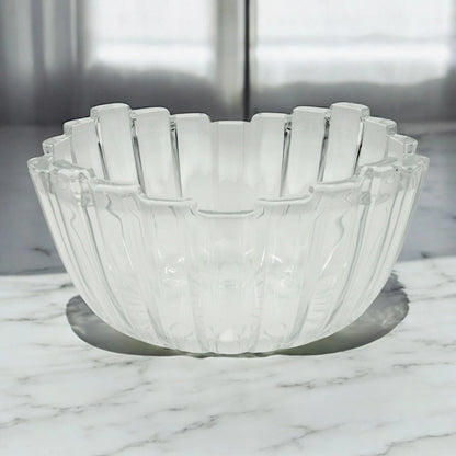 Isfahan Berlin Large Glass Bowl 981 - 1 Piece - Tempered Glass Multipurpose Serving Bowl - Elegant, Durable & Food-Safe Tableware for Home, Buffet & Events - Damoo