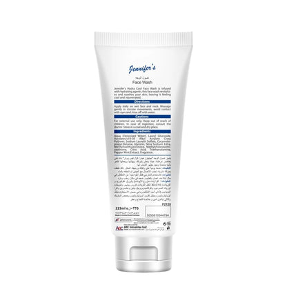 Jennifer’s Hydra Cool Mint Face Wash – 225ML | Instant Hydration with Menthol Extracts | Refreshing Cleanser for All Skin Types - Damoo