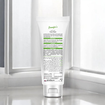 Jennifer’s Neem Face Wash 225ml – Purifying Formula for Oily & Acne-Prone Skin | Deep Cleanse, Oil Control & Clear Complexion - Damoo
