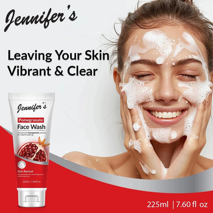 Jennifer’s Pomegranate Face Wash – 225ML | Deep Cleansing, Hydrating & Skin-Reviving for All Skin Types - Damoo