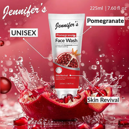 Jennifer’s Pomegranate Face Wash – 225ML | Deep Cleansing, Hydrating & Skin-Reviving for All Skin Types - Damoo