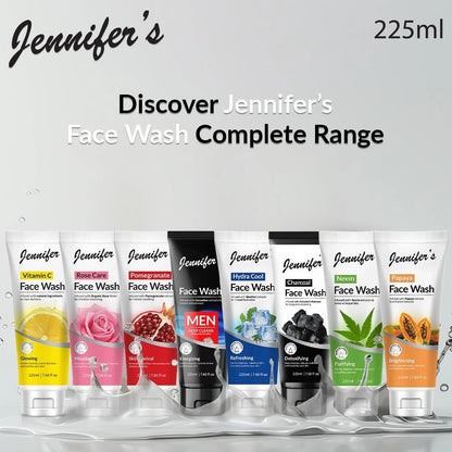 Jennifer’s Pomegranate Face Wash – 225ML | Deep Cleansing, Hydrating & Skin-Reviving for All Skin Types - Damoo