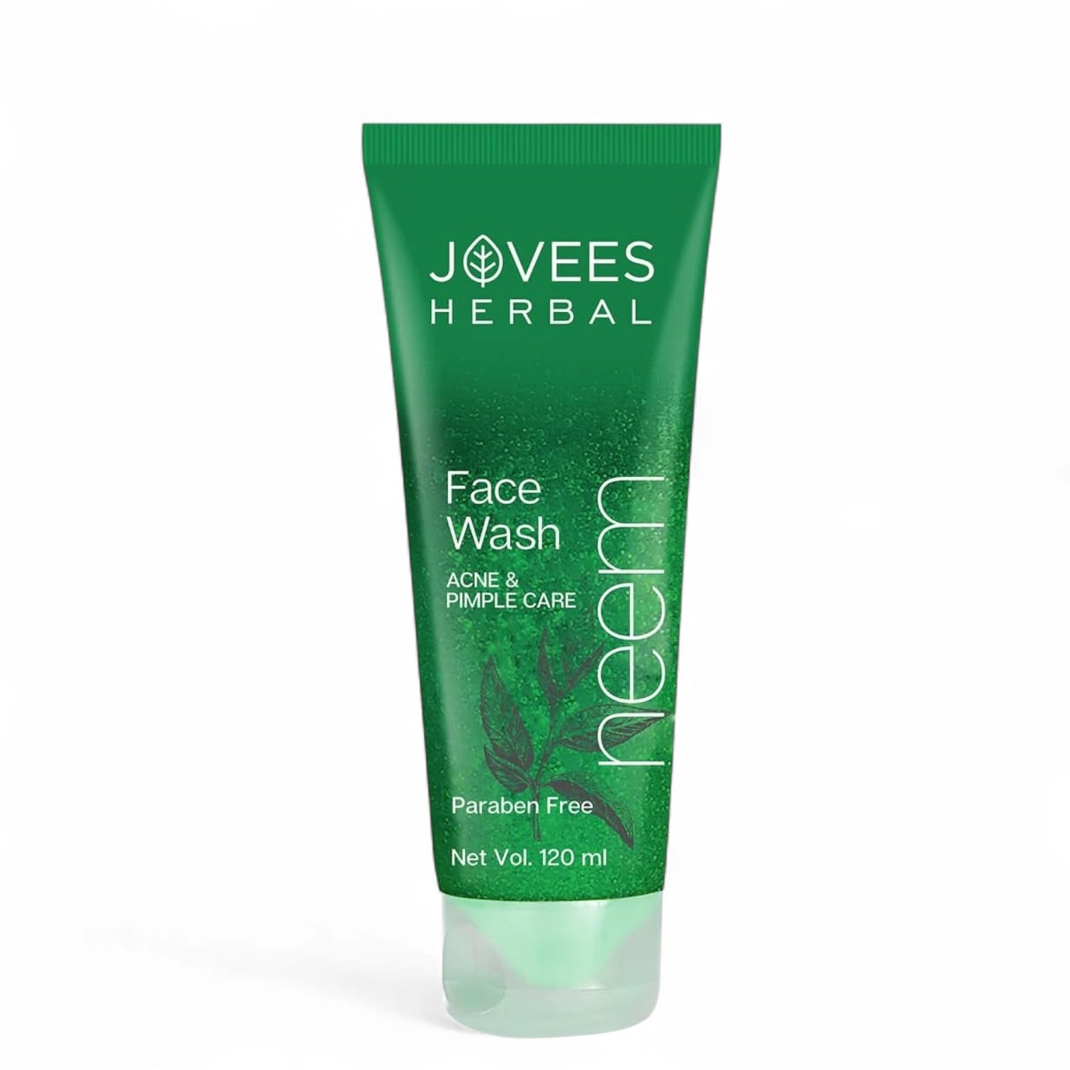 Jovees Herbal Neem Face Wash 120ml – Neem & Tea Tree Extracts | Fights Acne & Pimples | Deep Cleansing & Oil Control | For Men & Women | All Skin Types - Damoo