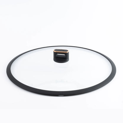 Julia Elite-Pro Plus Casserole with Lid – 40 CM, Black Granite Non-Stick Coating, Induction Base, Heat-Resistant Detachable Silicone Handles, PTFE & PFOA-Free, For All Cooktops - Damoo