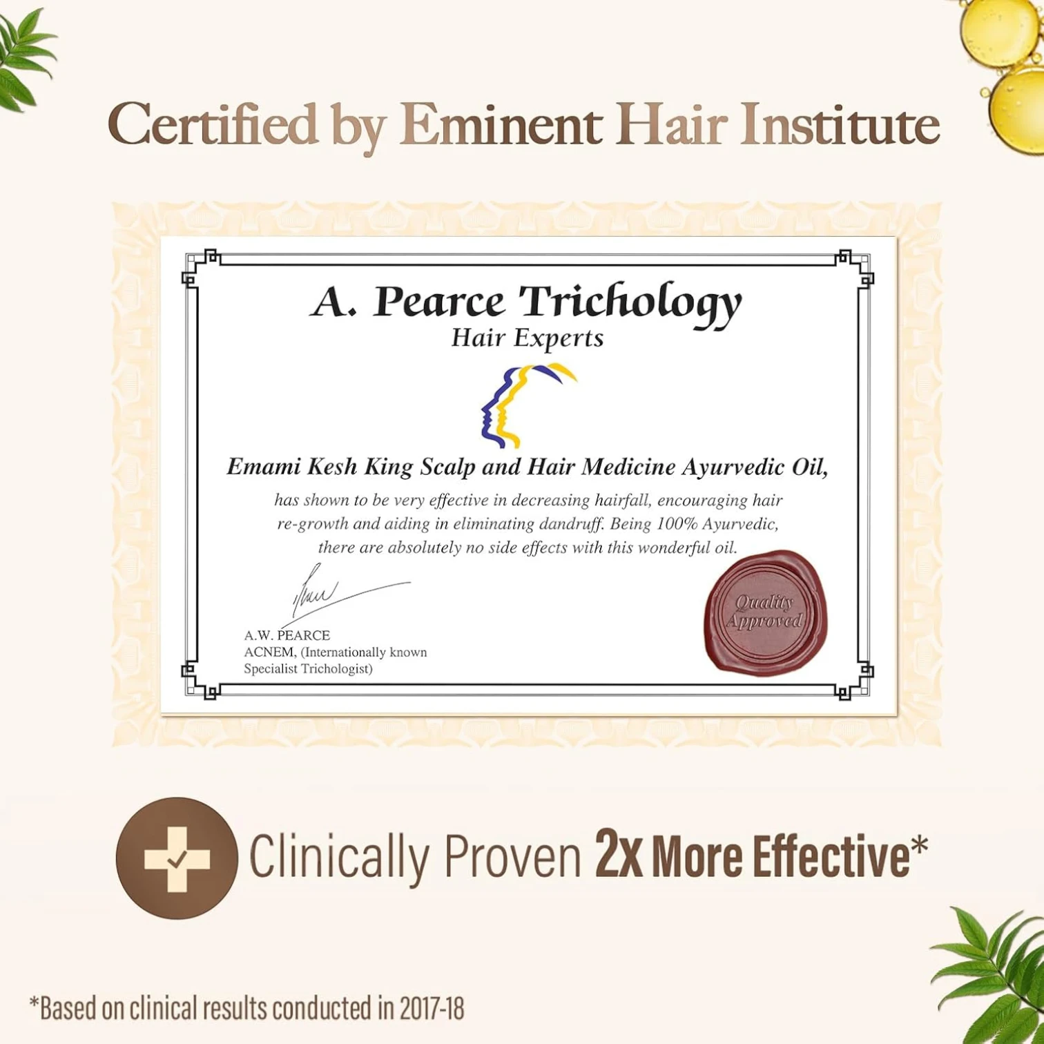 KESH KING Ayurvedic Anti Hairfall Hair Oil – 300ml | Herbal Hair Growth & Fall Control Treatment | Paraben-Free | For All Hair Types - Damoo