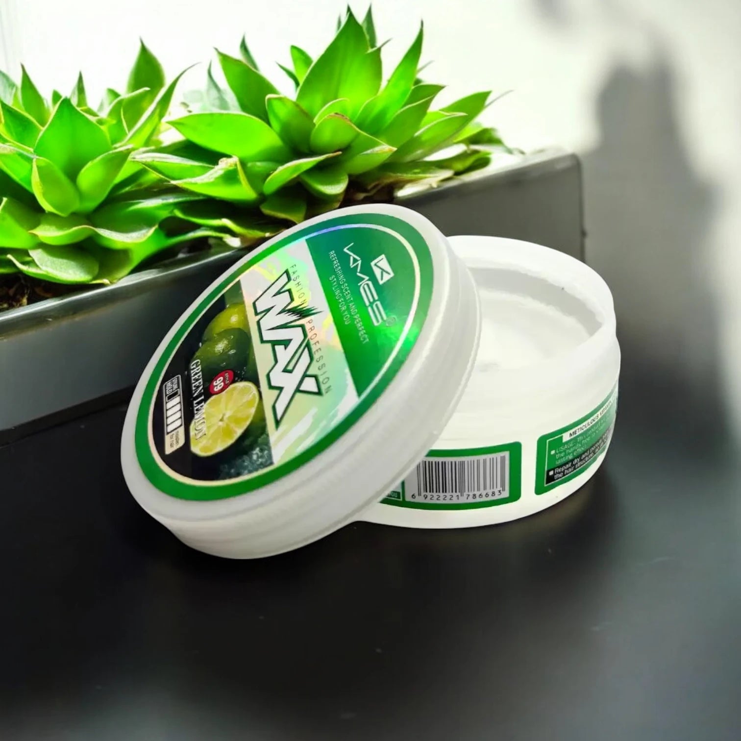Kmes Professional Hair Styling Wax Gel 150ml – Green Lemon Extract – Moisturizing, Repairing, Natural Shine - Damoo