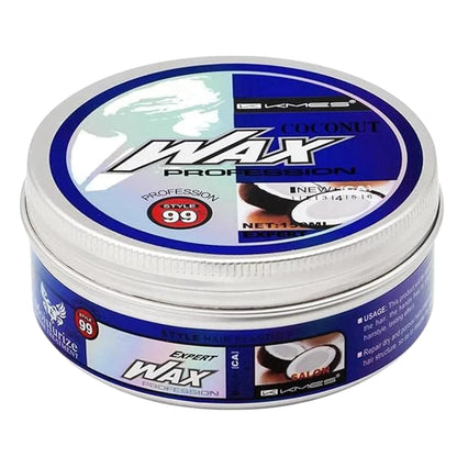 Kmes Professional Hair Wax with Coconut & Snake Oil 150ml – Hydrating, High-Gloss Styling Wax for Texture & Shine – Latex-Free - Damoo