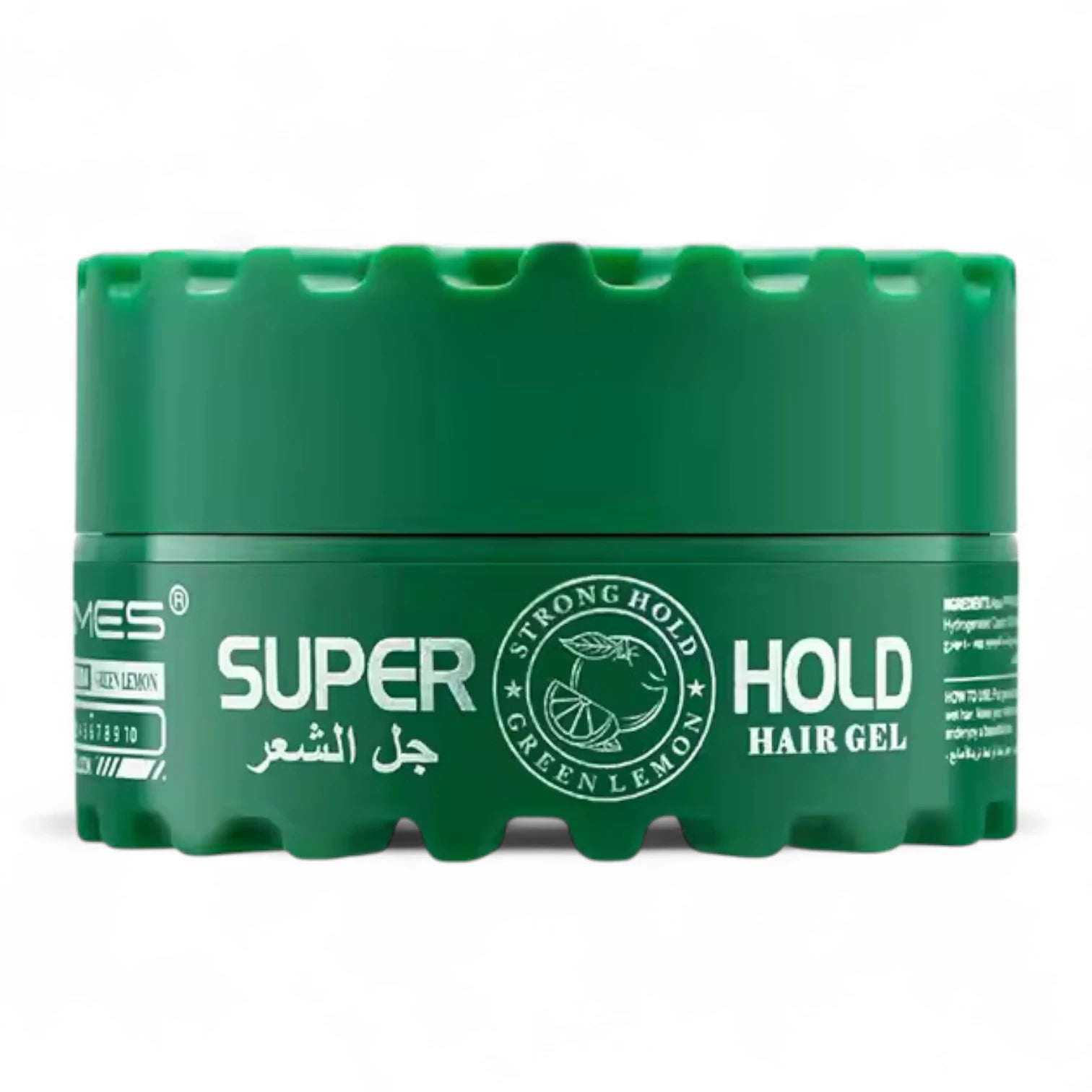 KMES Super Hold Hair Gel – Lime Scent – 150ml | Quick-Dry, Non-Sticky, 3D Styling for Hard, Curly, or Damaged Hair - Damoo