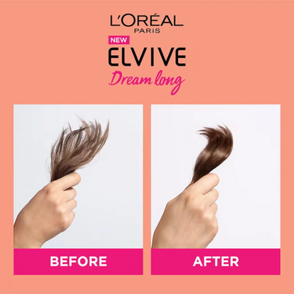 L'Oréal Paris Elvive Dream Long Restoring Shampoo 200ml | With Castor Oil & Vegetal Proteins | Strengthens & Repairs Long Hair with Split Ends - Damoo