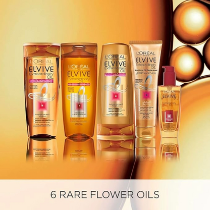 L’Oréal Paris Elvive Extraordinary Oil Smooth Shampoo for Dry & Frizzy Hair | Nourishing Oleo-Keratin & Argan Oil | Paraben-Free - Damoo