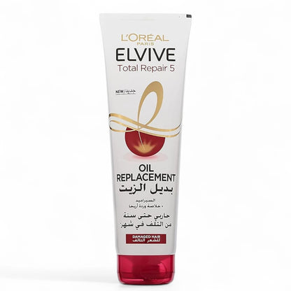 L’Oréal Paris Elvive Total Repair 5 Repairing Oil Replacement | With Pro-Keratin & Ceramide | Frizz Control & Damage Repair | Paraben-Free | For Damaged Hair - Damoo