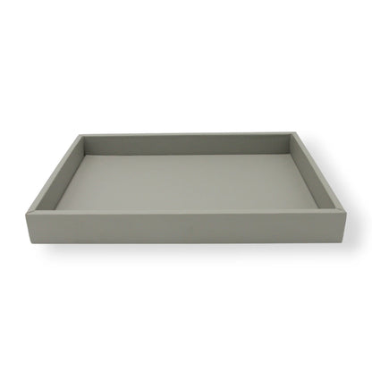 Leather Decorative Serving Tray – Multi-Use Organizer for Food, Perfume, Jewelry & Home Décor - Modern Farmhouse Style - Damoo