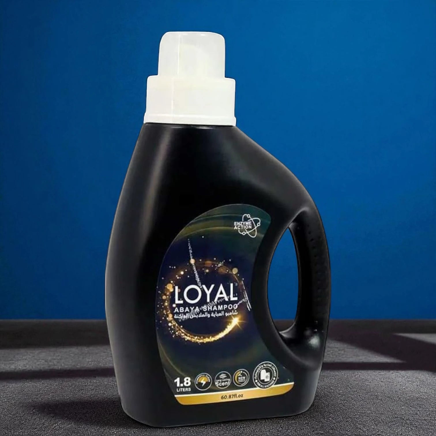 Loyal Abaya Shampoo – Enzyme Action Liquid Detergent with Long-Lasting Fragrance – 1.8L | For All Washing Machines - Damoo