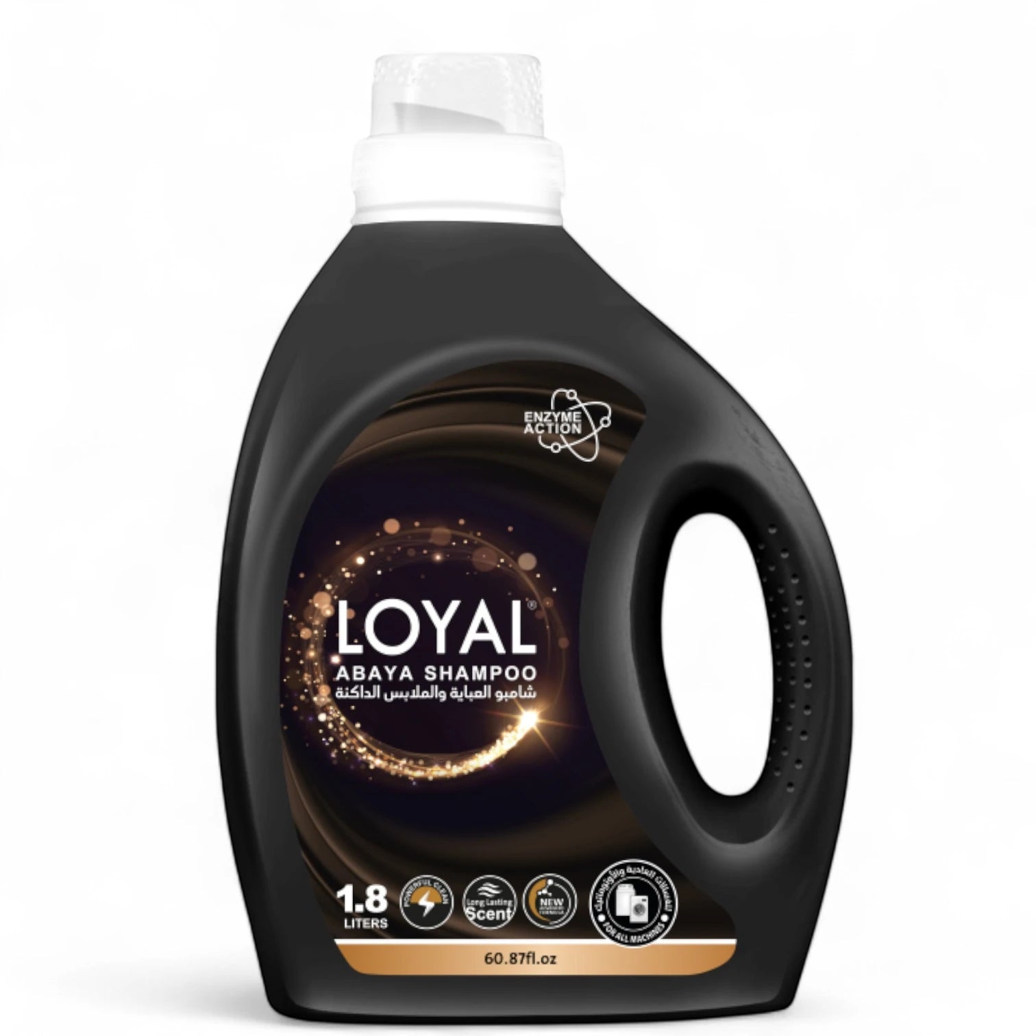 Loyal Abaya Shampoo – Enzyme Action Liquid Detergent with Long-Lasting Fragrance – 1.8L | For All Washing Machines - Damoo
