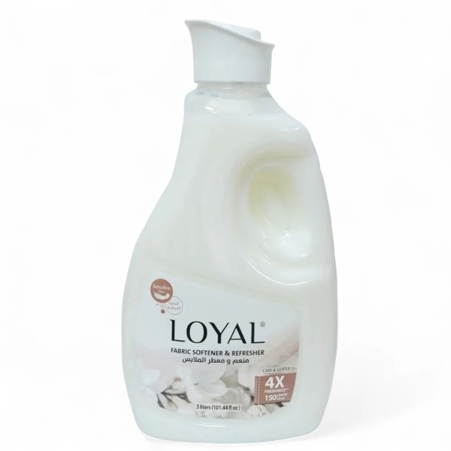Loyal Concentrated Fabric Softener – 150 Washes (3L) – Gentle Care for Sensitive Skin with Popscent® Freshness & DeodEclyx® Odor Control - Damoo
