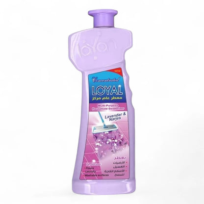 Loyal Multi-Purpose Deodorizer Gel – Lavender & Narjes, 2.1L | Relaxing Floral Concentrated Gel for Floors, Laundry & Surfaces, Odor Eliminator - Damoo