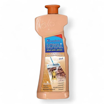 Loyal Multi-Purpose Deodorizer Gel – Oud, 2.1L | Luxurious Woody & Spiced Concentrated Gel for Floors, Laundry & Surfaces, Odor Eliminator - Damoo