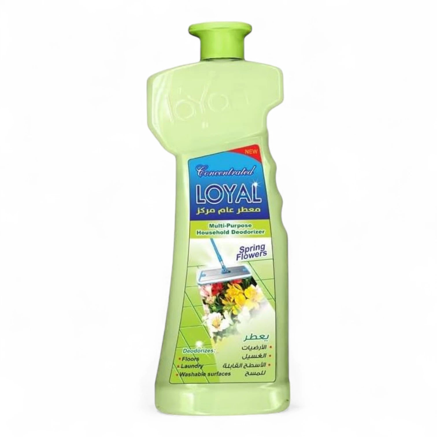 Loyal Multi-Purpose Deodorizer Gel – Spring Flowers, 2.1L | Concentrated Odor Remover for Floors, Laundry & Surfaces, Fresh Floral Scent - Damoo