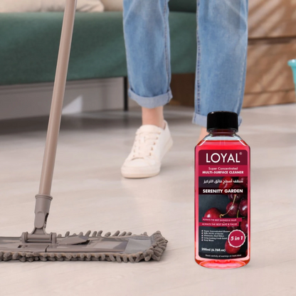 LOYAL Super Concentrated Deodorizer & Cleaner – Serenity Garden | 5-in-1 Multi-Surface Formula, Disinfects, Deodorises & Refreshes - Damoo