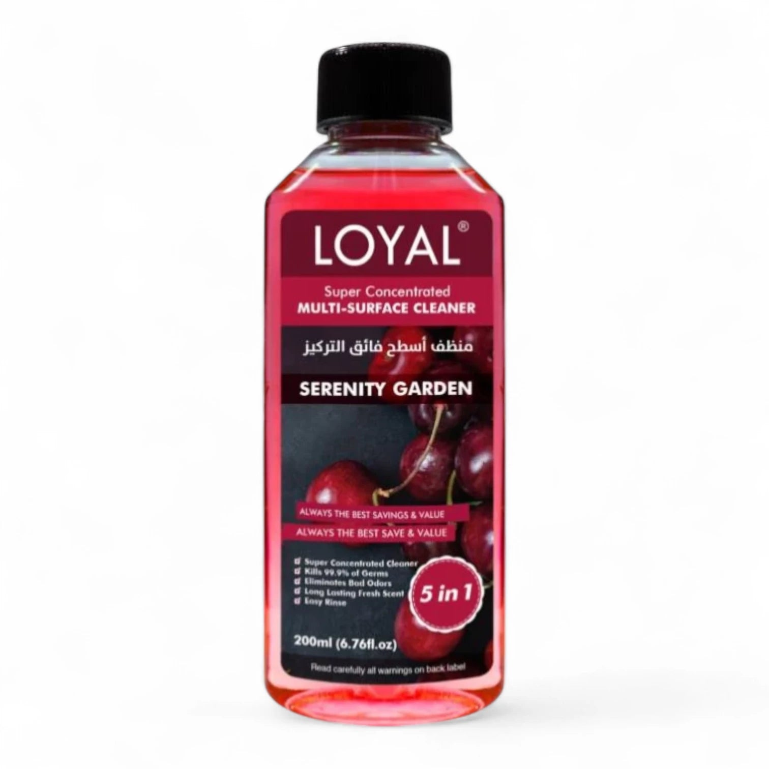 LOYAL Super Concentrated Deodorizer & Cleaner – Serenity Garden | 5-in-1 Multi-Surface Formula, Disinfects, Deodorises & Refreshes - Damoo