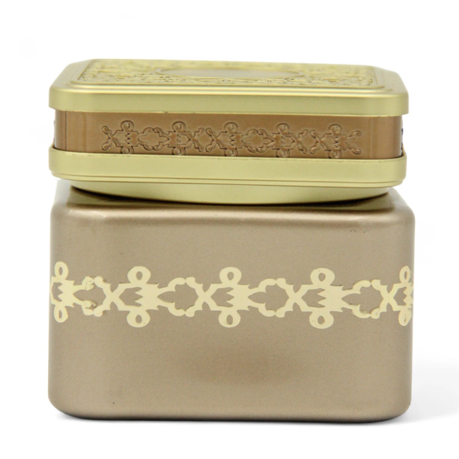 Luxury Arabic Bakhoor Box 110 ML – Ready-Filled Incense Tin with Elegant Golden Lid | Oriental Scented Bakhoor Gift for Home & Majlis - Damoo
