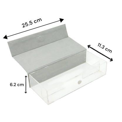 Luxury Beige Faux Leather & Acrylic Cutlery Holder Set – Elegant Napkin & Utensil Organizer for Kitchen, Dining, and Restaurants - Damoo