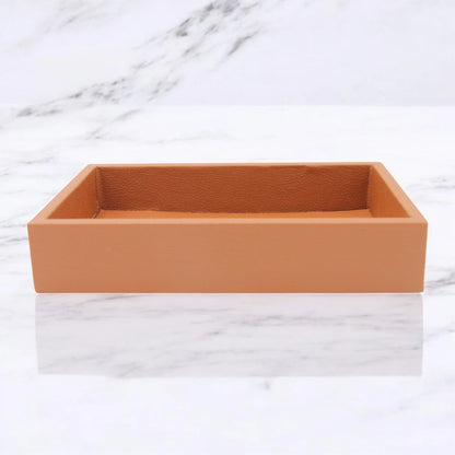 Luxury Leather Serving Tray – Organizer & Food Platter for Home, Office, Parties & Gifting - Damoo