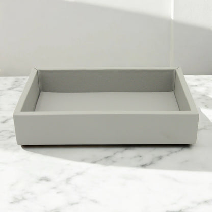 Luxury Leather Serving Tray – Organizer & Food Platter for Home, Office, Parties & Gifting - Damoo