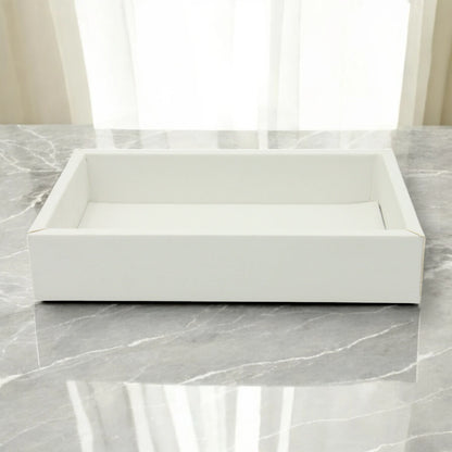 Luxury Leather Serving Tray – Organizer & Food Platter for Home, Office, Parties & Gifting - Damoo