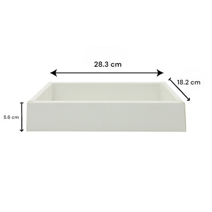Luxury Leather Serving Tray – Organizer & Food Platter for Home, Office, Parties & Gifting - Damoo