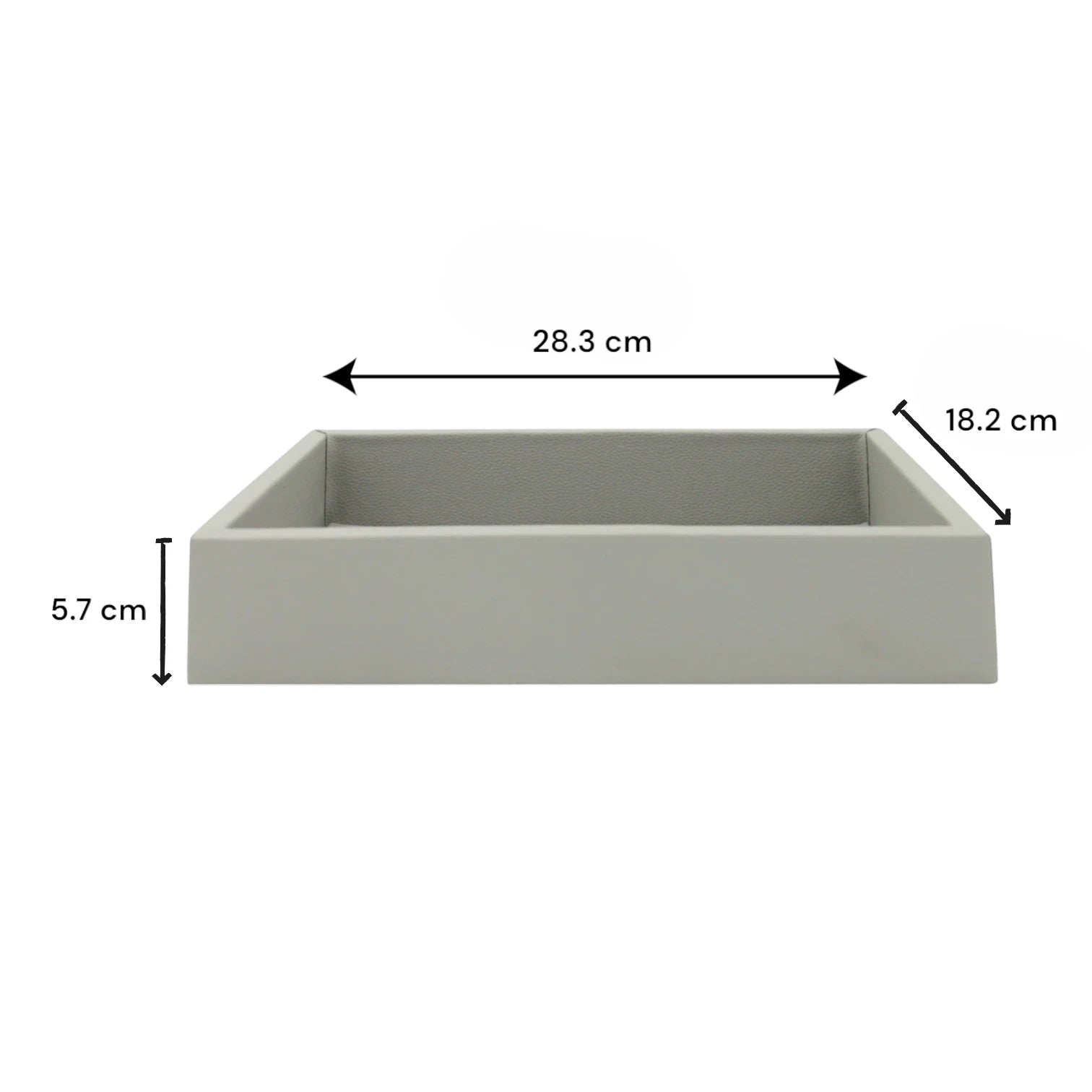 Luxury Leather Serving Tray – Organizer & Food Platter for Home, Office, Parties & Gifting - Damoo